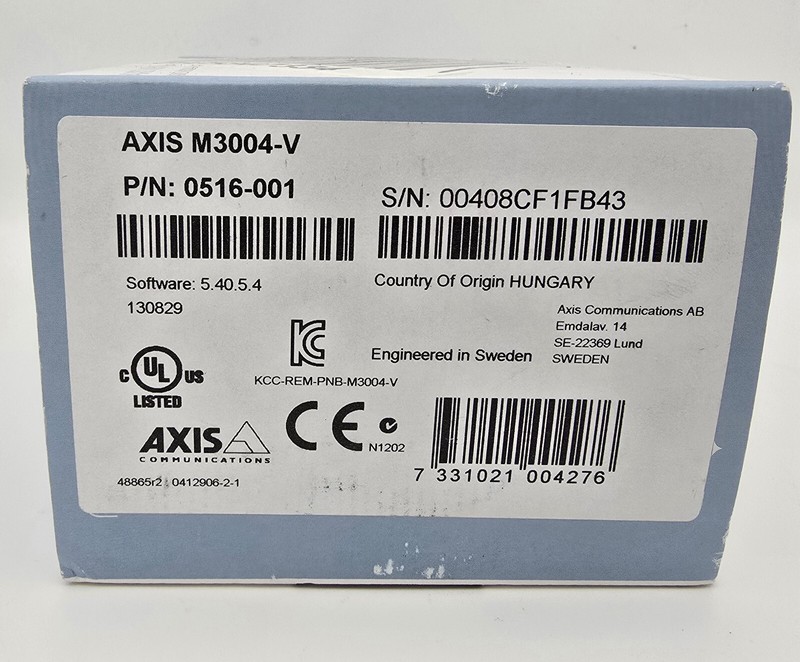 *Sealed New In Box* Axis M3004-V Network Camera (0516-001) gallery