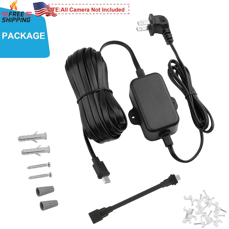 30Ft Weather Resistant Power Adapter for Blink Mini 2,Blink Outdoor 4 (4Th Gen)( gallery