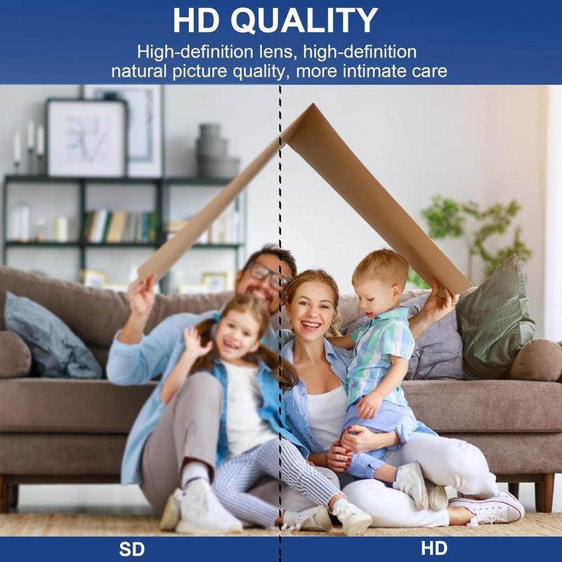 Compact 3-Pack WiFi Security Cameras, 1080P HD with Night Vision for Home Safety gallery