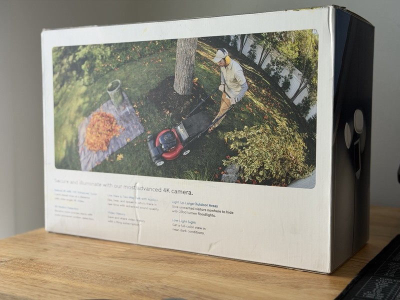 Ring Floodlight Cam Pro 4K (Newest Model) Wired - White (2nd gen) (Model 5CCEA3) gallery