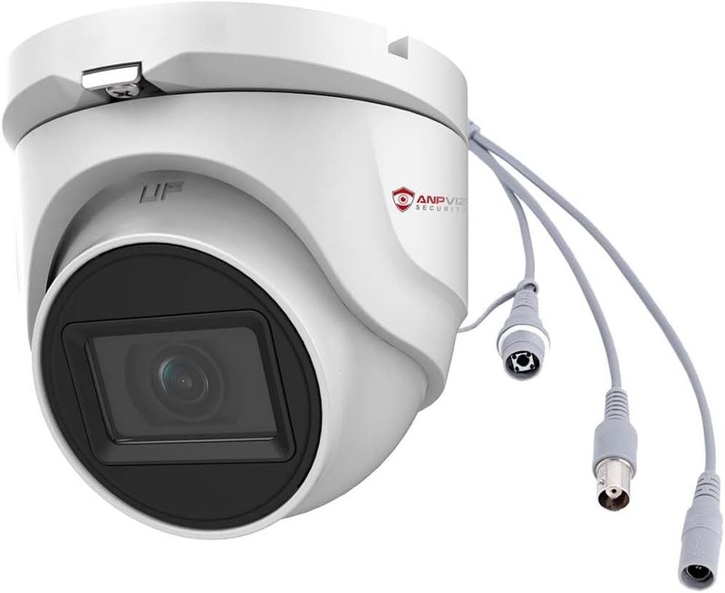 Anpviz 5MP Analog CCTV Security Camera 4-in-1 HD Dome Outdoor Indoor Surveillanc