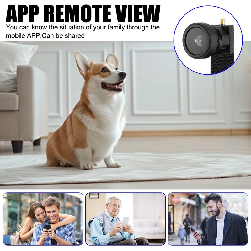 4K Mini Camera: WiFi Motion Alerts & DIY Mini Mount 1H Battery/24-7 Recording US gallery
