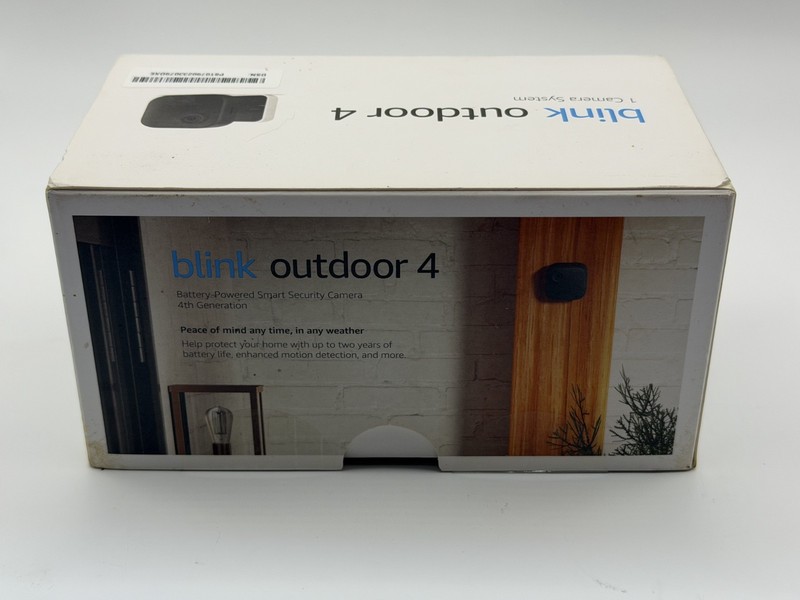 Blink Outdoor 4 Security Camera System 4th Generation 1 Camera Black SEALED NEW gallery
