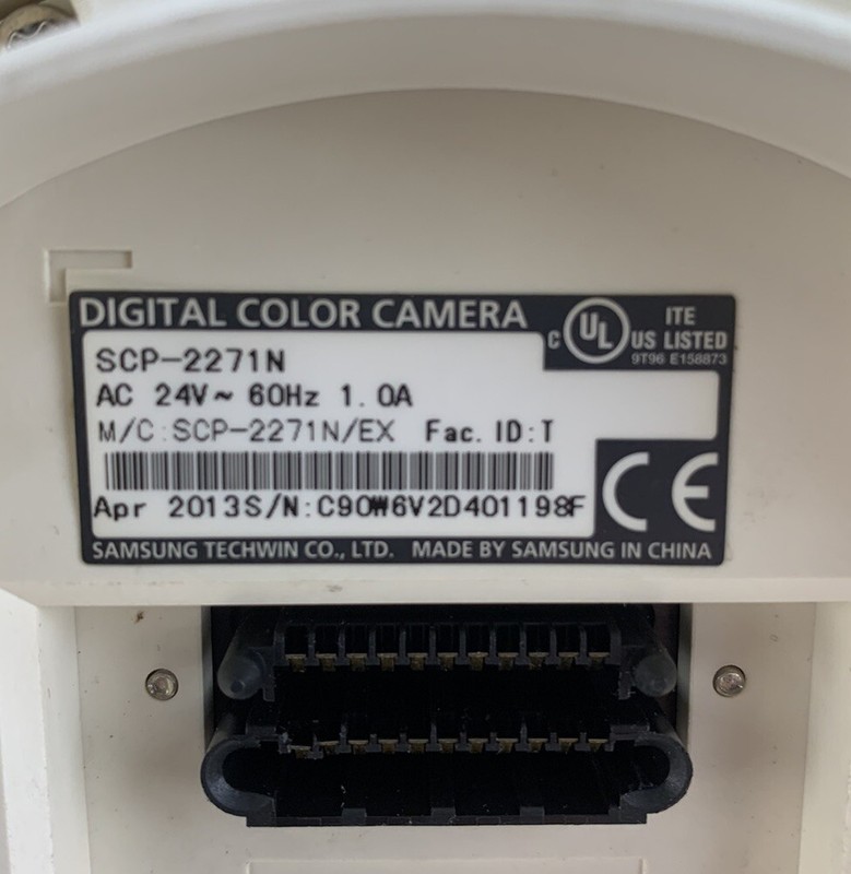 Samsung Digital Color Camera SCP-2271N 60Hz 24V FC15-001498B Security Camera gallery