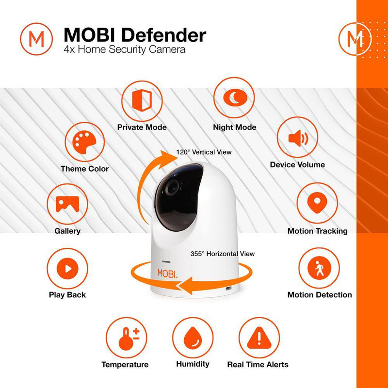 Defender - Smart Home Security Cameras (4-Pack) gallery