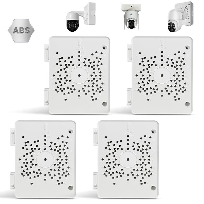 Acrylonitrile Butadiene Styrene Camera Junction Box, Weatherproof Outdoor Mount gallery