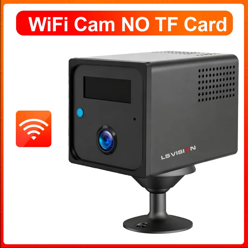 4MP Mini Battery Camera 4G/WiFi Indoor Security Camera Wireless Surveillance Cam