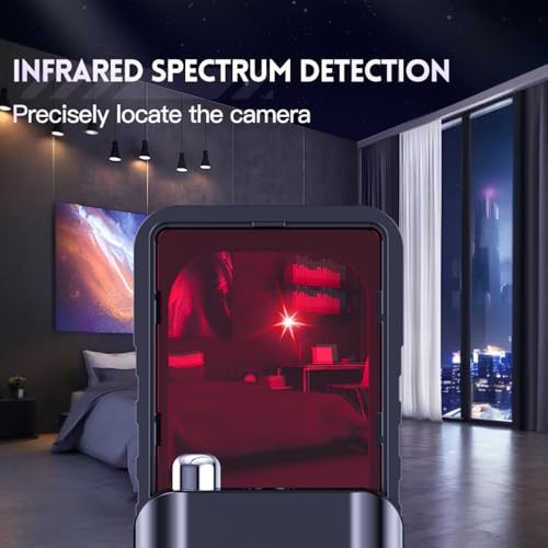 PEDUMMY HIDDEN CAMERA DETECTORS TRACKER DETECTOR HOTELS TRAVEL OFFICE - BLACK