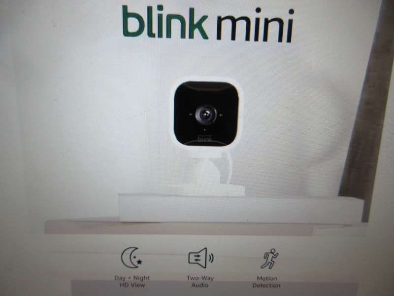 Blink Mini Indoor Wired 1080p Wi-Fi Security Camera in White gallery