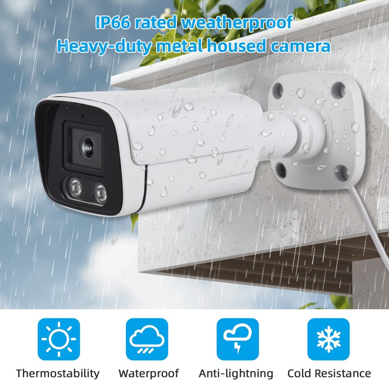 4MP Security Camera Indoor Outdoor Night For Home Office Easy To Use gallery