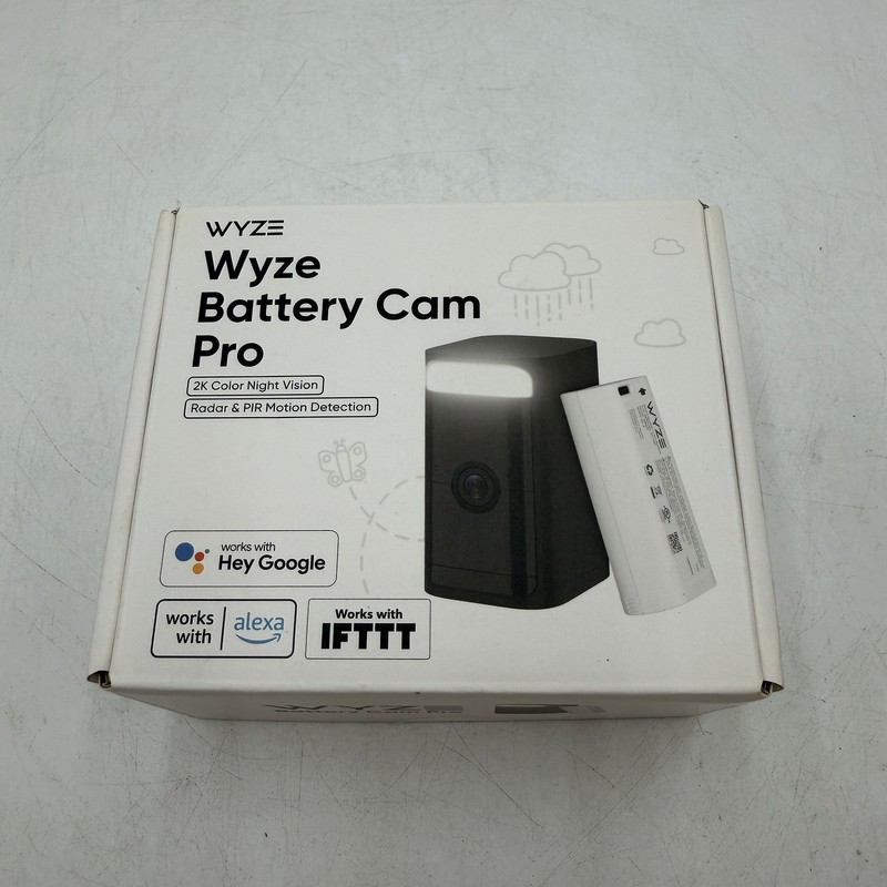 Wyze Battery Cam Pro 2k HDR Wireless Outdoor/Indoor Security Camera