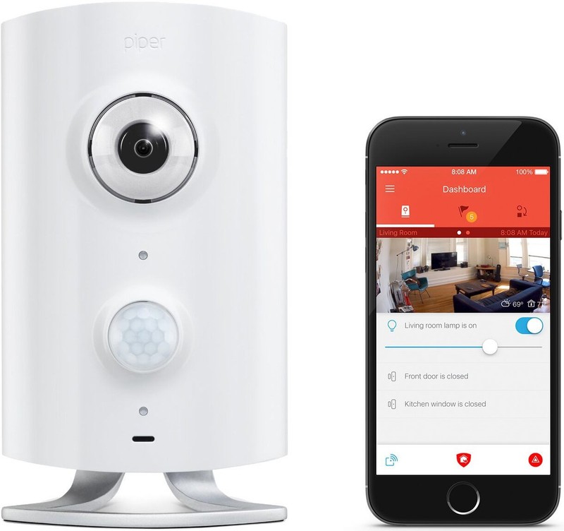 iControl Networks Piper Classic All-in-One WiFi Security System Bundle (4-Piece) gallery