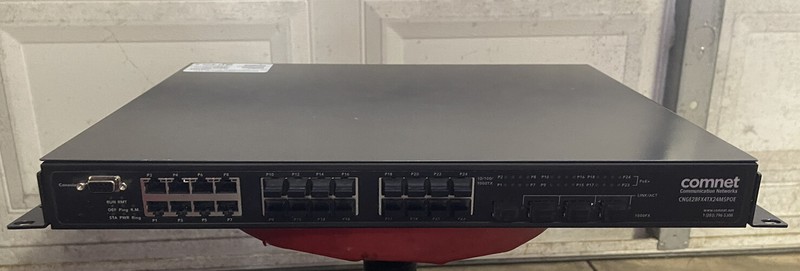 COMNET COMMUNICATION NETWORKS CNGE28FX4TX24MSPOE 24 PORT MANAGED SWITCH gallery