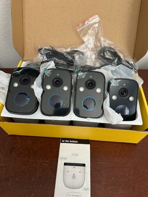 richcho BW6 wireless security cameras 4 pack Cloud SD Storage 2 Way Talk Color M gallery