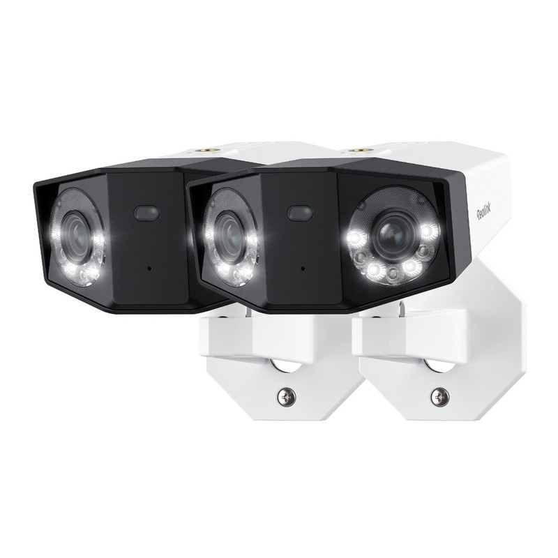 Reolink 2pcs Duo 3 PoE 16MP Dual-Lens PoE Camera 180° Panoramic Motion Tracking