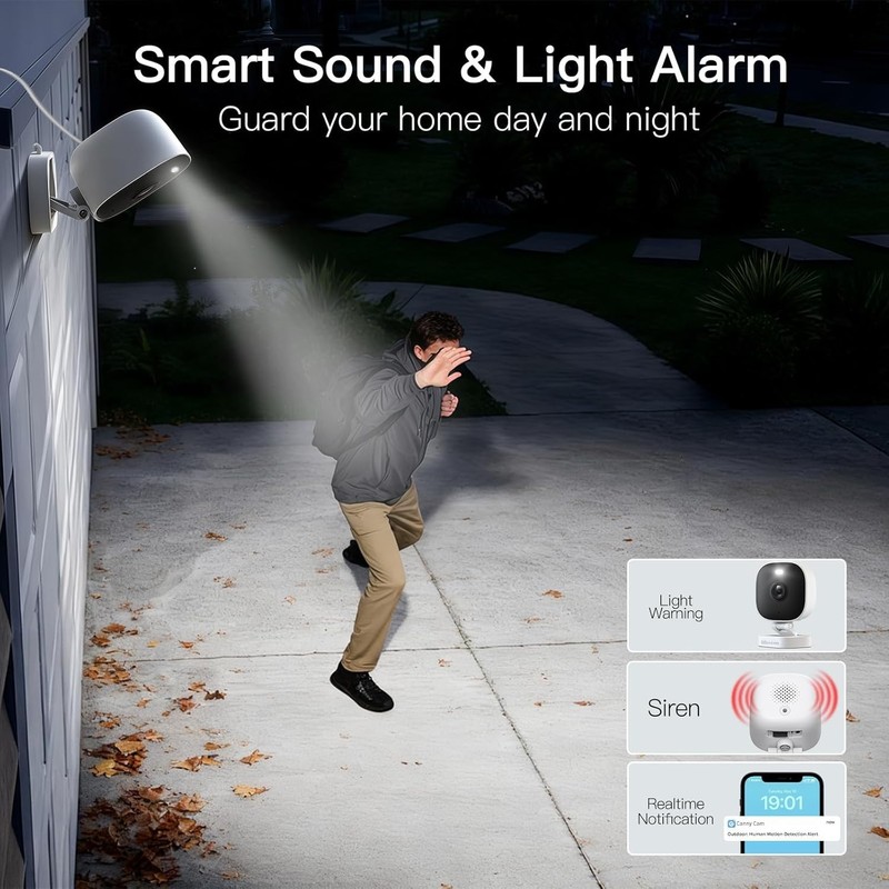 Weatherproof Smart Wi-Fi Security Camera with Live Streaming Capabilities gallery