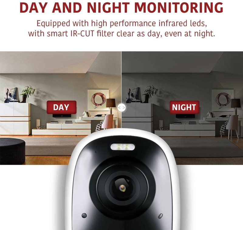 AIHOWS Battery Power 1080P Wireless Security Camera with 2 Way Audio and 6500K S gallery