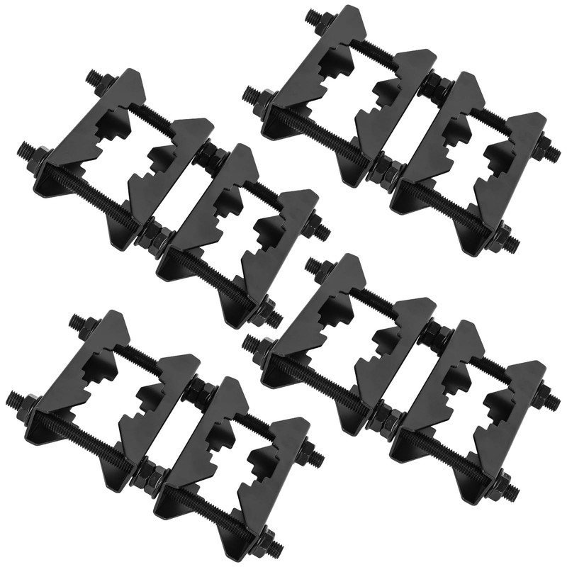 Antenna Mast Clamp 2 Inch Pole to Pole Mounting Kit Heavy Duty Bracket 4 PCS