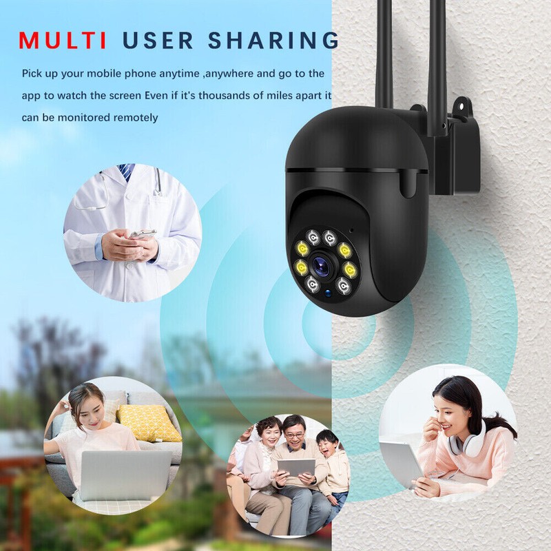 1080P 4x Wireless Security Camera System Smart outdoor 5G Wifi Night Vision Cam gallery