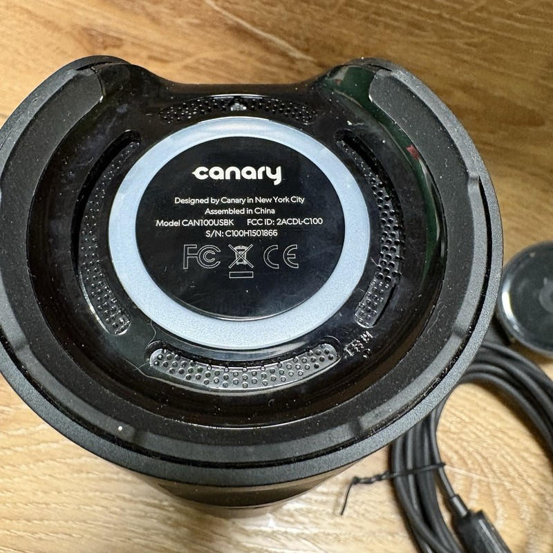 Canary CAN100USBK All-in-One Indoor 1080p HD Survellience Security Camera, Black gallery