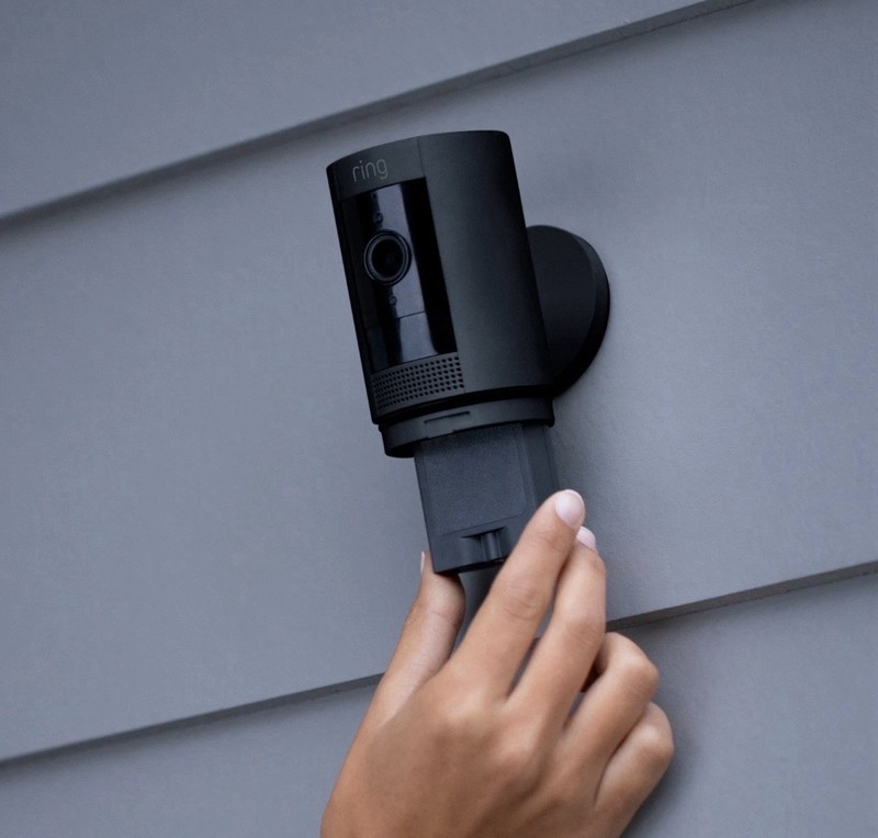 New Ring Stick Up Cam Battery Powered Indoor Outdoor Camera with Two-Way Talk gallery