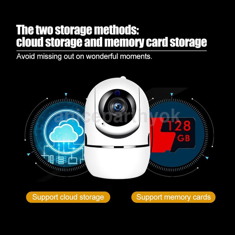 New Wireless IP Camera Indoor Home Smart Wifi Baby Monitor Pet + 32GB 1080P US gallery