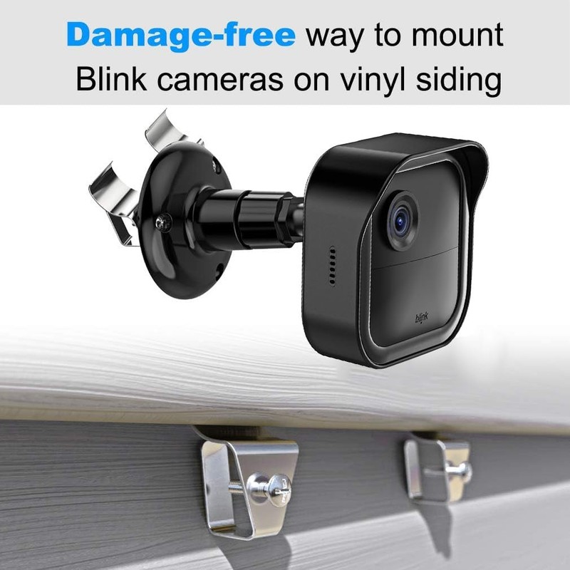 Blink Outdoor Vinyl Siding Mount With Waterproof Case Nohole Needed Mounting Bra gallery