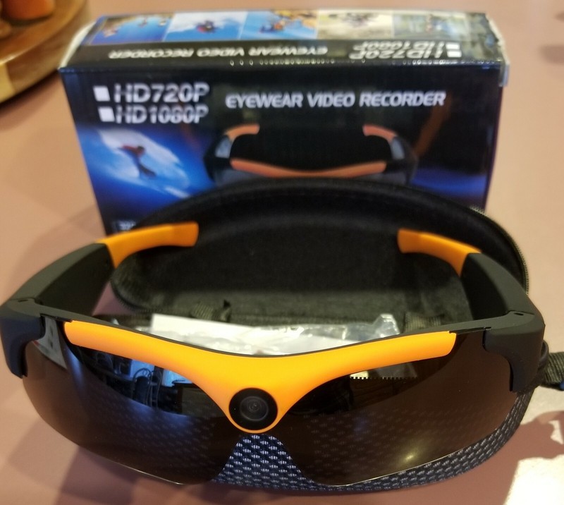 Video Recording Sunglasses Orange