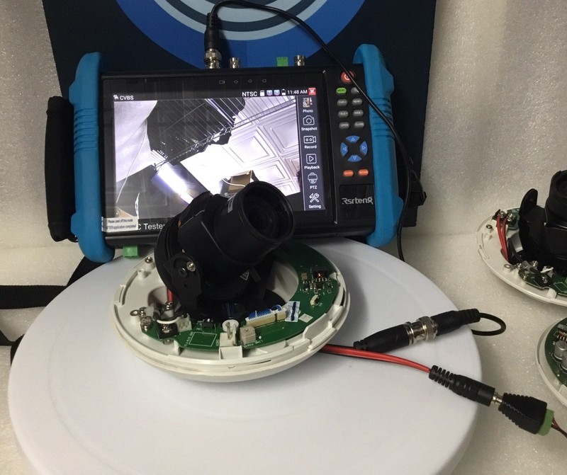 GANZ ZC-D5212NHA Security Color Camera W/ 540TVL 2.8-12mm Recessed Mount TESTED! gallery
