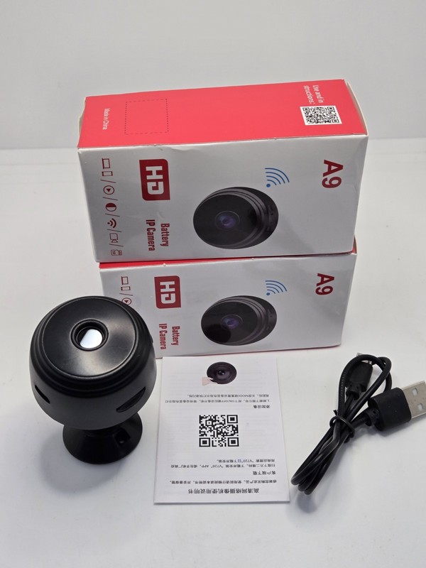 Lot of 2 A9 Mini Camera WiFi 1080P HD Wireless IP Home Security gallery