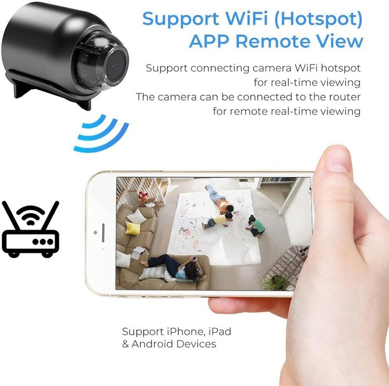 1080P Mini Camera CCTV WiFi HD IP Night Vision Camcorder Home Security Cam US gallery
