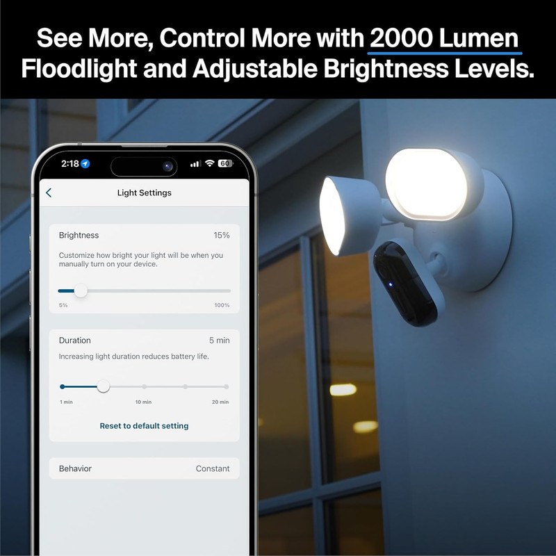 Arlo Wired Floodlight Camera | Home Security Camera with 2K Video and HDR | 2000 gallery