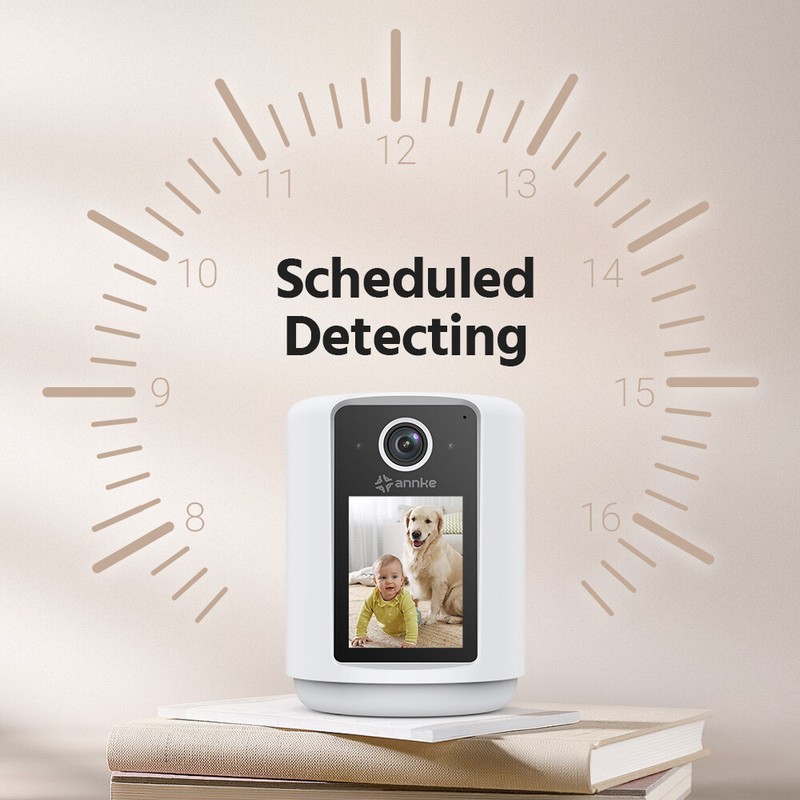 ANNKE Pan Video Security Camera 3MP WiFi Baby Monitor 2 Way Audio Human Tracking gallery