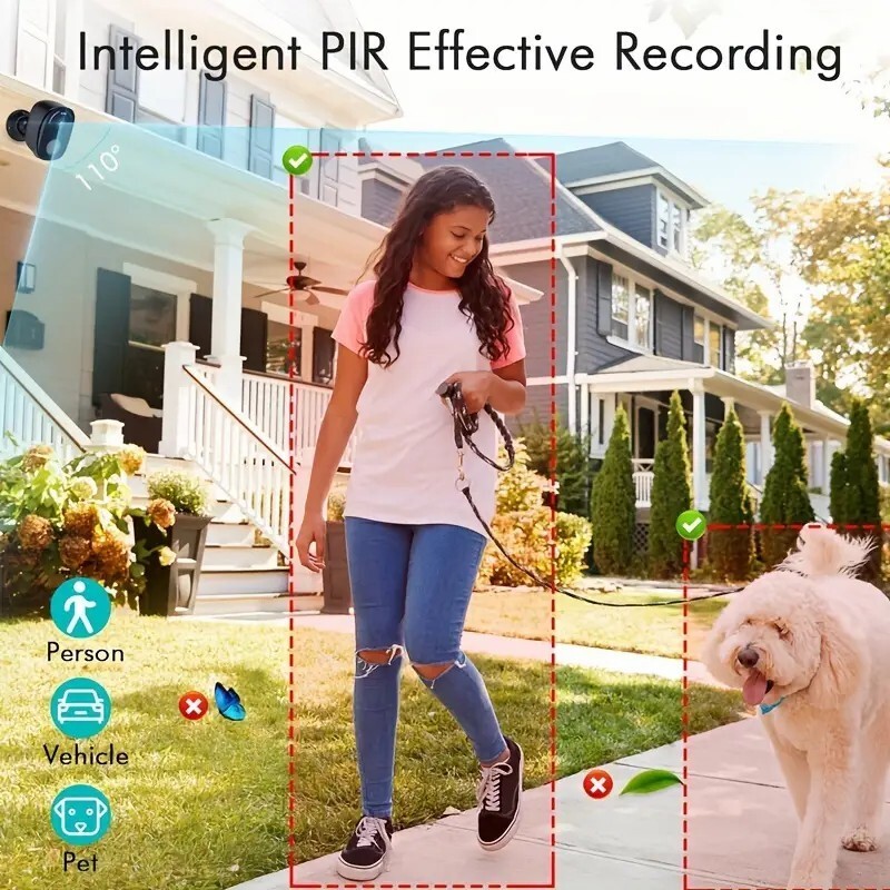 Sansco 4MP Outdoor Solar Security Camera Wifi Battery Powered Wireless 360° PTZ gallery