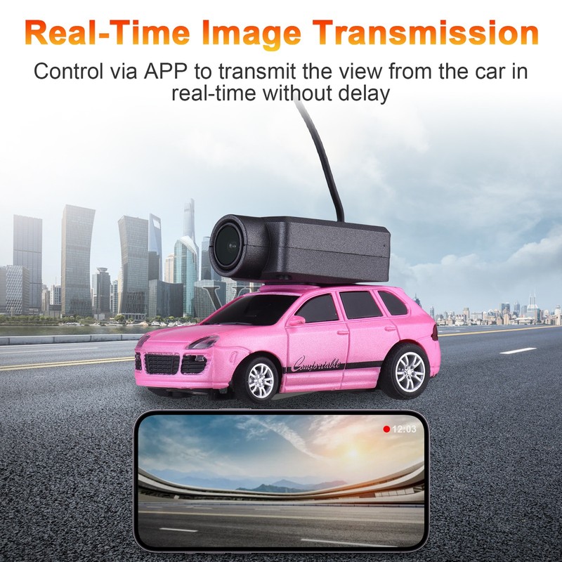Mini Wi-Fi Car With Camera 720P HD VR Mode For Kids USB Rechargeable JMAE gallery