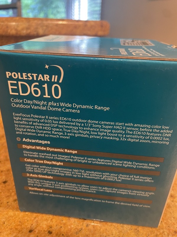 Lot Of 30!! Everfocus Polestar II ED610 Color Day/Night Wide Range Dome Camera gallery