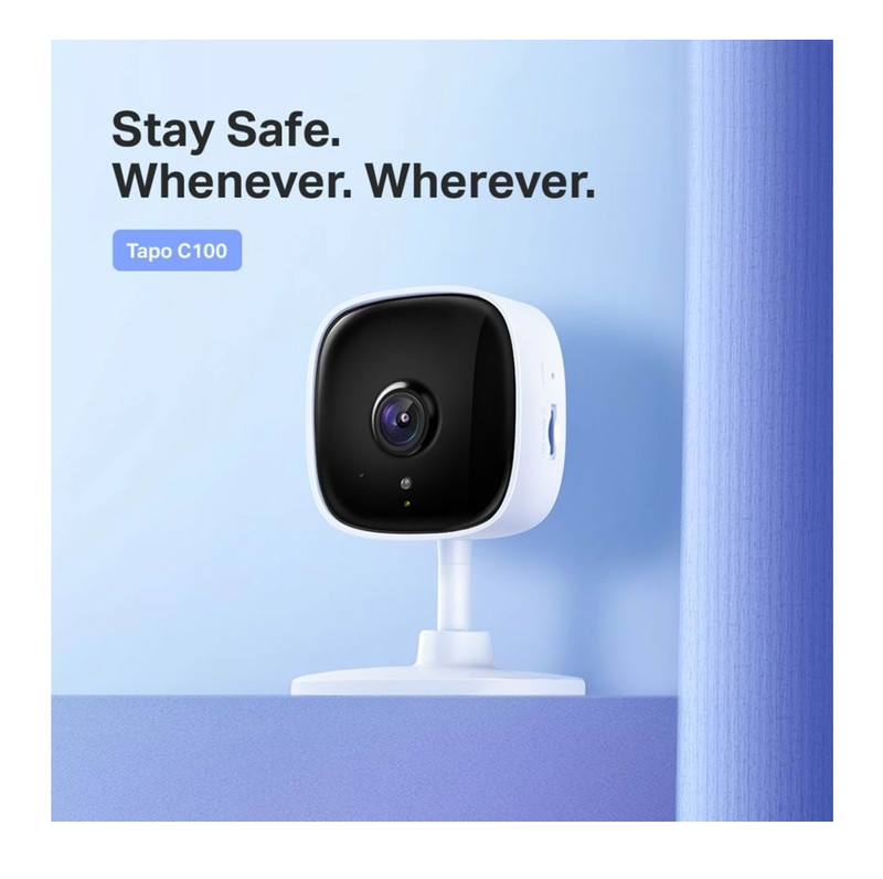 TP-Link Tapo C100 1080p WiFi Indoor Smart Security Camera Motion Detection gallery