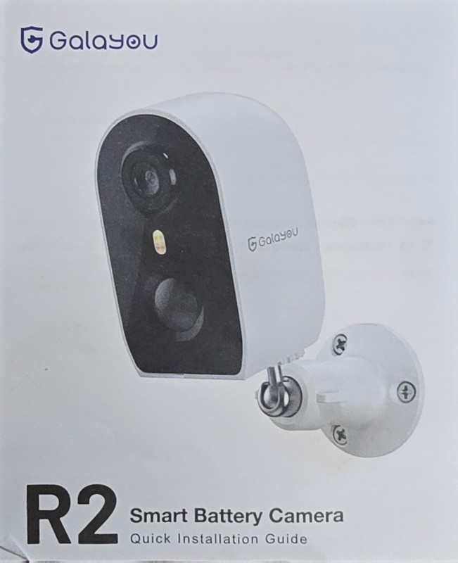 Galayou R2 Pro Smart Wireless Security Camera 2K Spotlight,2-Way Audio,N.O.S. gallery