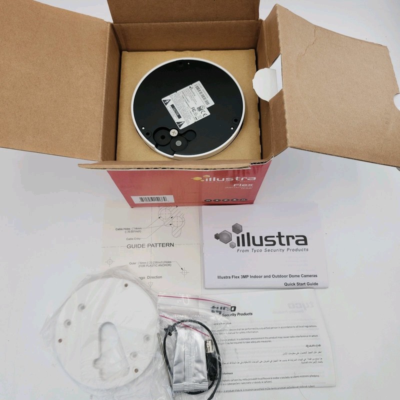 Illustra Flex IFS03D1OCWIT 3MP Outdoor Dome IP Camera Varifocal 2.8-12mm New... gallery