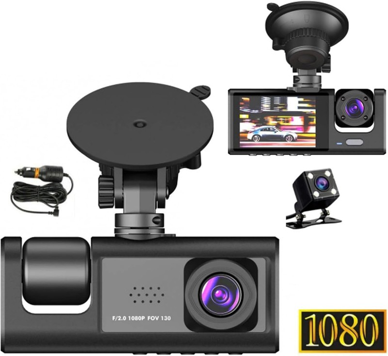 Camara De Seguridad Para Carro Delantera Trasera Vision Nocturna Grabar gallery