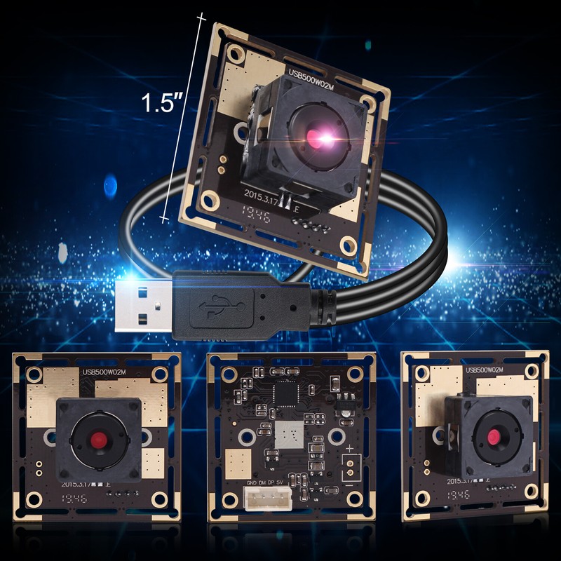 5MP USB Camera Module For Raspberry Pi OV5640 Webcam w/ 30Degree Autofocus Lens gallery