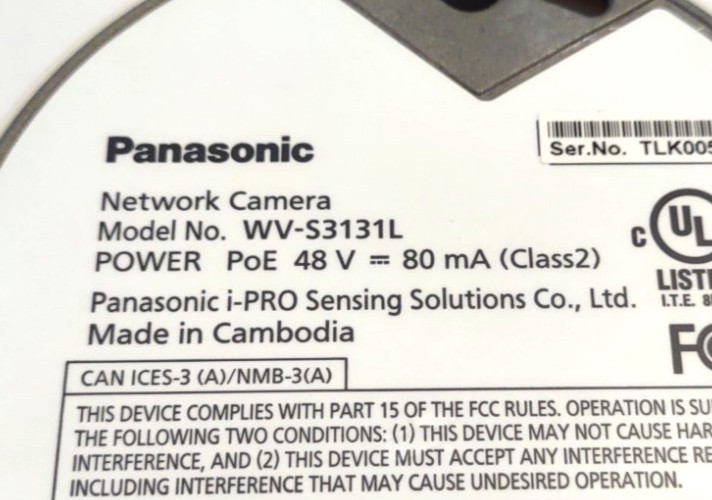Panasonic WV-S3131L i-PRO Network PoE Camera gallery