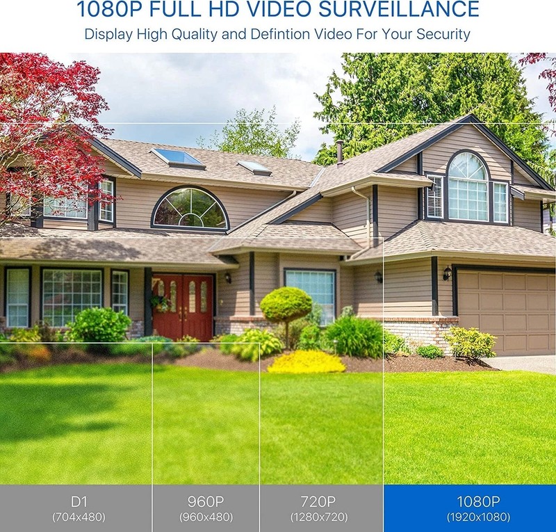 ZOSI HD 2MP 1080P CCTV Outdoor Security TVI Bullet Camera 120ft NightVision IP66 gallery