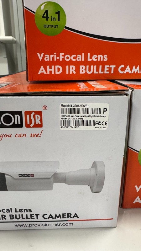 Provision ISR I4-390AHDVF+ Analog AHD Camera NIB gallery