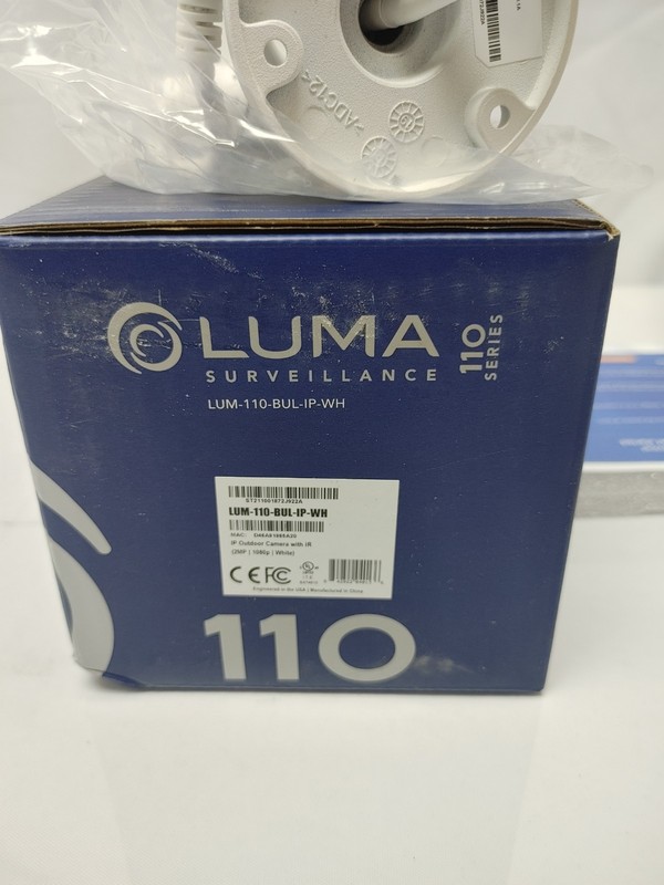 Luma LUM-110-BUL-IP-WH Surveillance 110 Series Bullet IP Camera White gallery