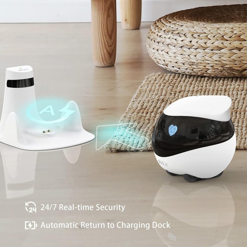 Enabot EBO SE FamilyBot Home Camera Robot 1080P Pet Auto Recharge gallery