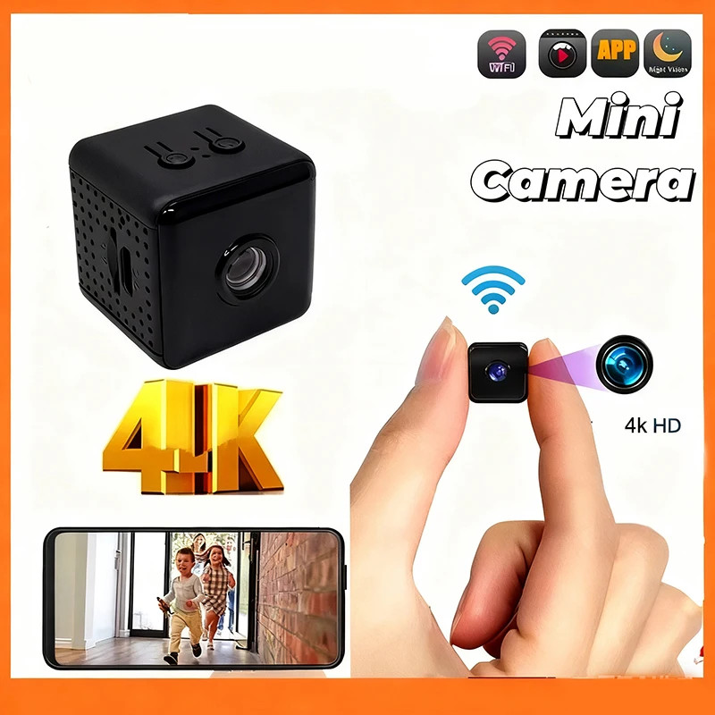 New 4K Mini Camera Home Small Wireless Wifi Camera Outdoor Upgrade Baby Pet Move gallery