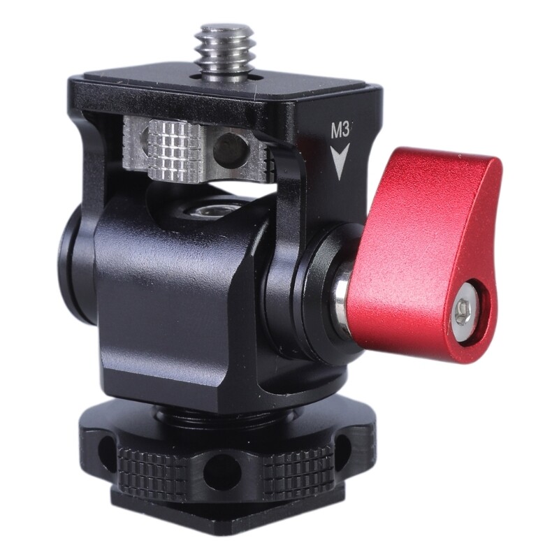 Rotary and Tilt Camera Monitors Mount Bracket Easy Adjustment with/no Thumbscrew gallery