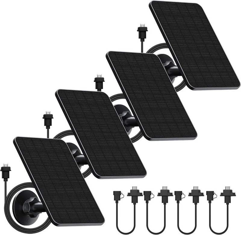 4-Pack Solar Panel Kit for Blink Outdoor Cameras – Continuous Power, Easy Ins…