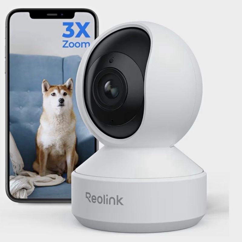Reolink E1 Zoom 4K UHD Indoor Wi‑Fi Pan/Tilt Auto Tracking Pet Detect White